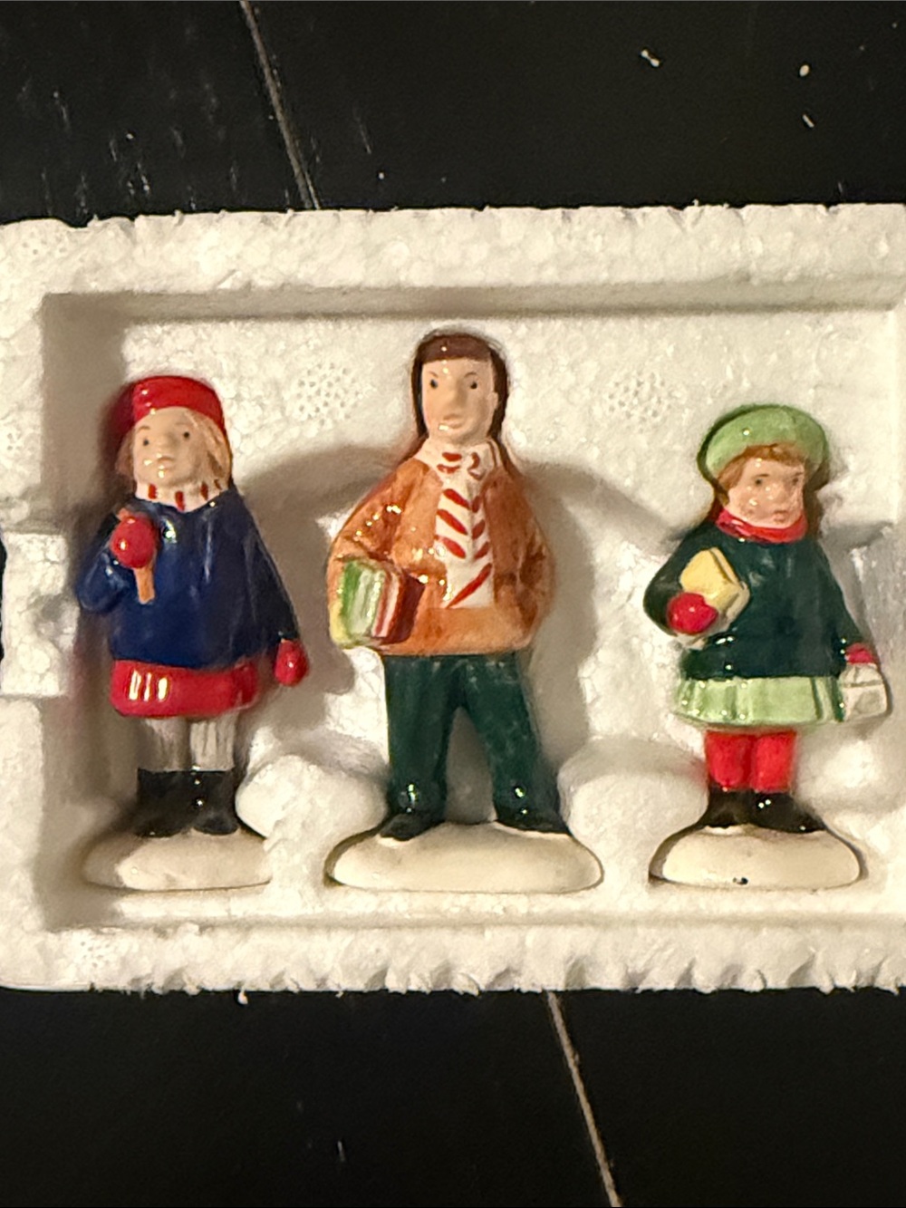 Dept. 56 “School Children” Set of 3, The Original Snow Village Porcelain